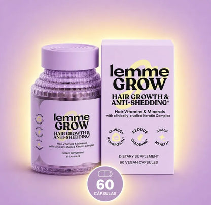 Lemme Grow: Crecimiento del cabello y anticaída* (sin biotina)