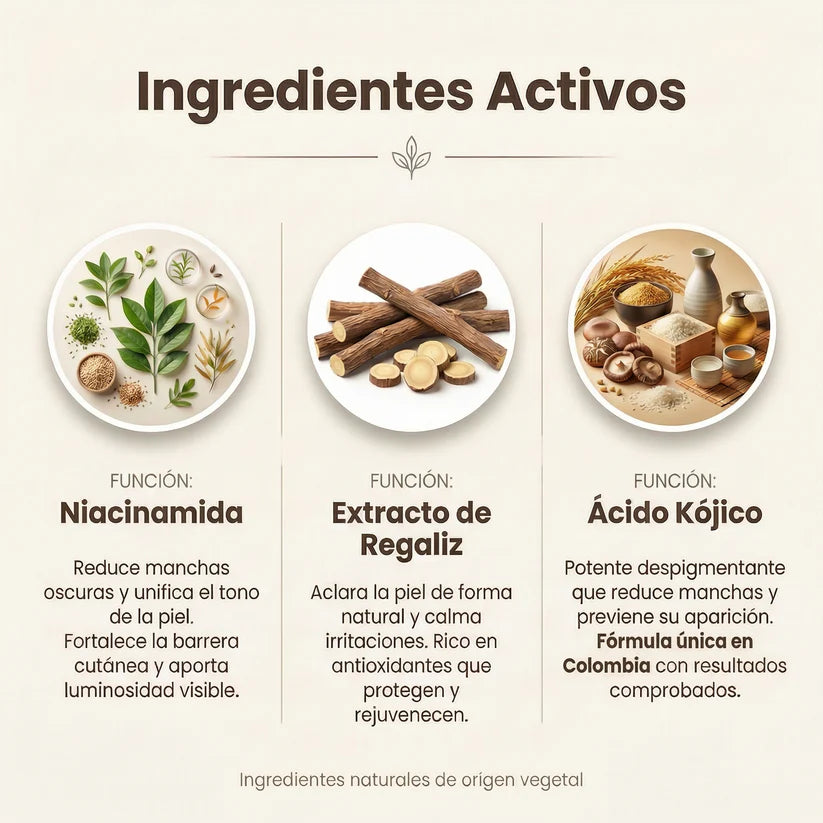 Jabon Kojic: Aclarante Natural, Facial y Corporal. Fórmula Única en Paraguay