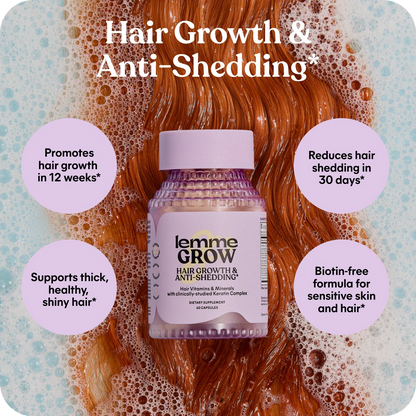 Lemme Grow: Crecimiento del cabello y anticaída* (sin biotina)