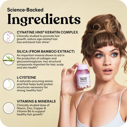 Lemme Grow: Crecimiento del cabello y anticaída* (sin biotina)