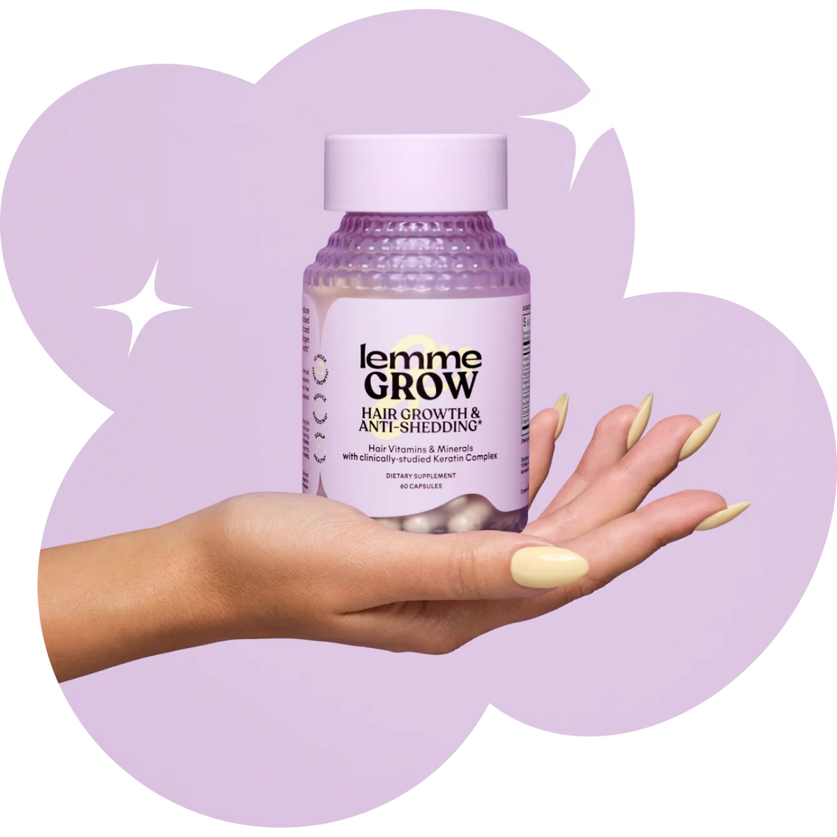 Lemme Grow: Crecimiento del cabello y anticaída* (sin biotina)