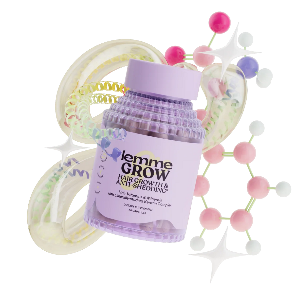 Lemme Grow: Crecimiento del cabello y anticaída* (sin biotina)